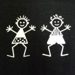 Logo auf dem Rücken